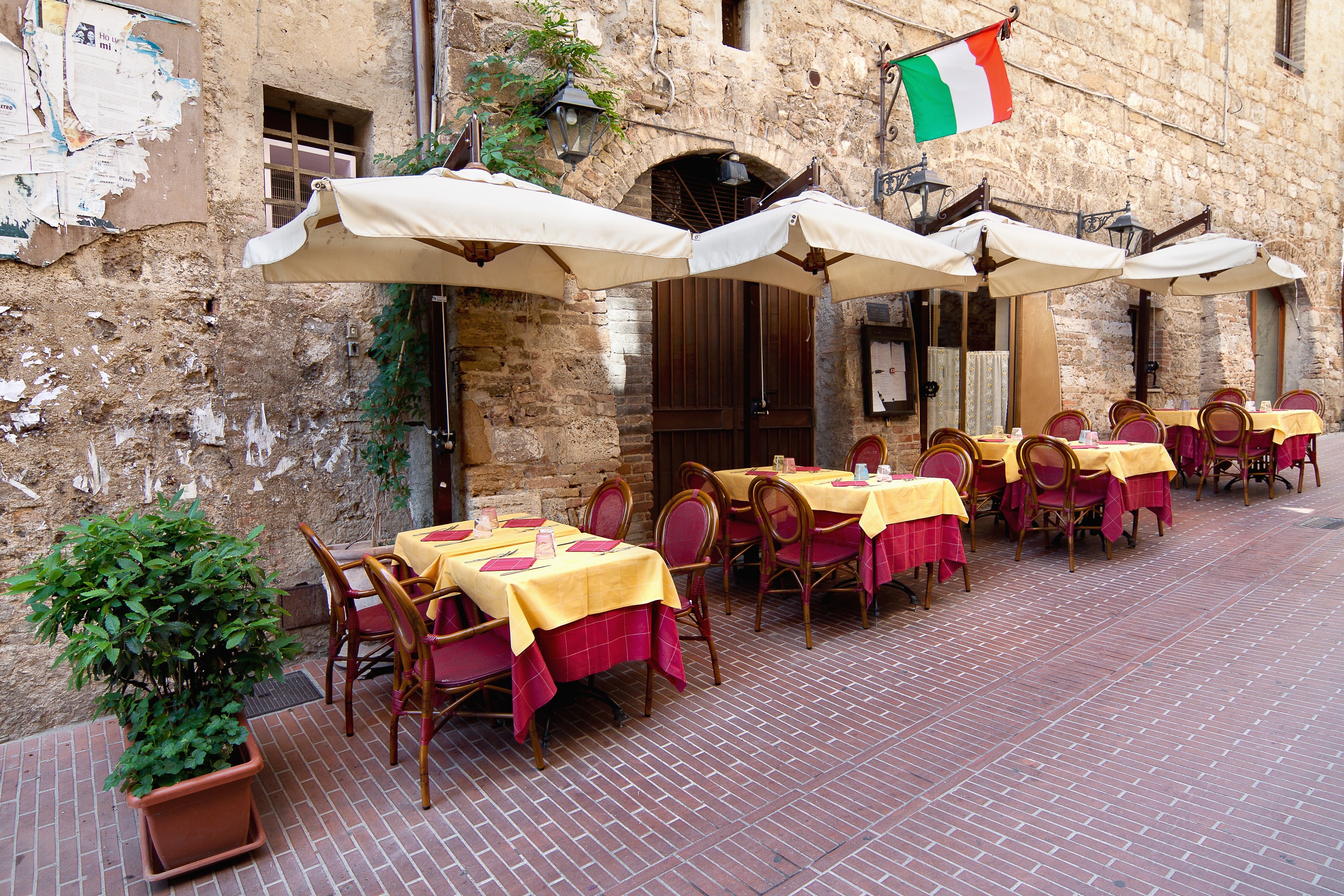 Restaurant in der Toskana