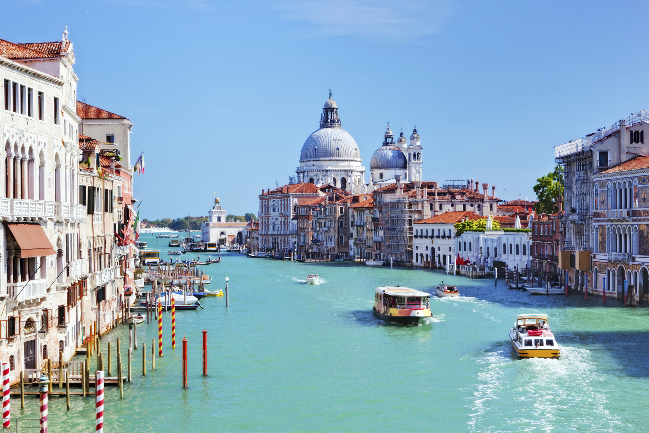 Aussicht auf die Basilica in Venedig