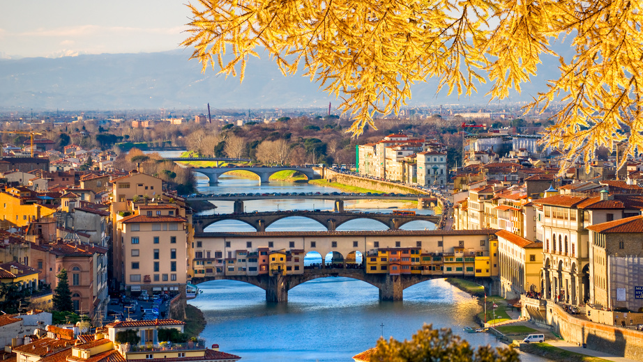 Sonnenuntergang in Florence