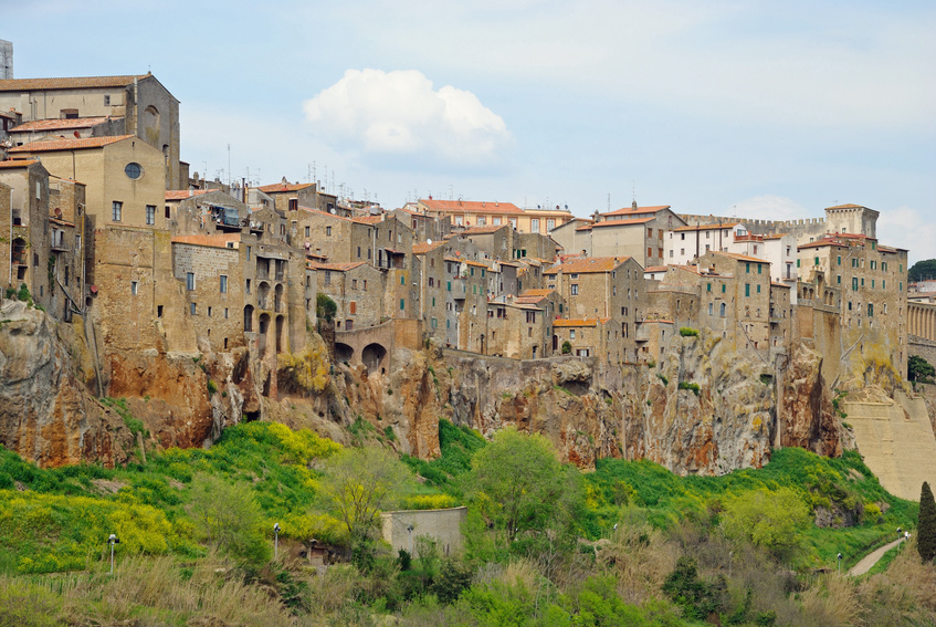 Blick auf Pitigliano