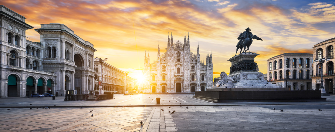 Piazza del Duomo in Mailand