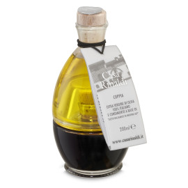 Bottiglia Romeo & Gulietta Coppia Olio extra vergine e Aceto Balsamcio