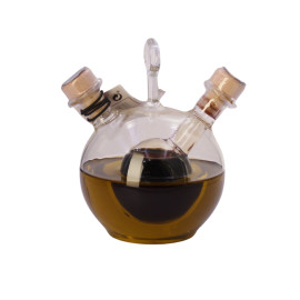 Oliera Pirex - Olio Extra Vergine di Oliva e Condimento Aceto di Balsamico 300 ml