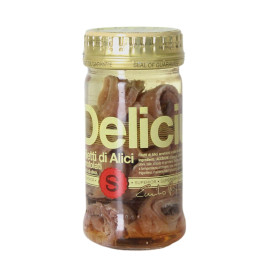 Filetti di Alici Arrotolati in Olio di Oliva 100 g
