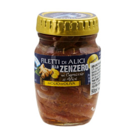 Filetti di Alici allo Zenzero 90 g