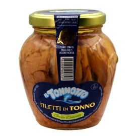 Filetti di Tonno in Olio di Semi di Girasole 300 g