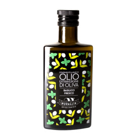 Condimento a Base di Olio Extra Vergine di Oliva Basilico Fresco 200 ml