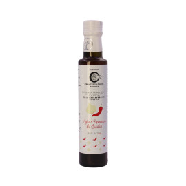 Condimento a base di Olio Extra Vergine all'Aglio e Peperoncino 250 ml