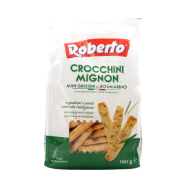 Crocchini Mignon Mini Grissini al Rosmarino 150 g