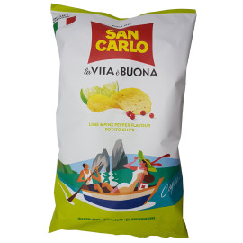 Chips Più Gusto Lime & Pink Pepper Capri 150 g