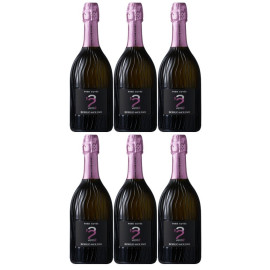 Spumante Pink Cuvée Venti2 Extra Dry (6 x 0,75 l)